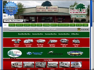 Web site www.crabtreerv.com, Crabtree Rv Ctr